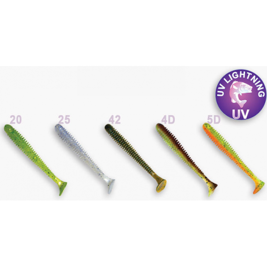 Crazy Fish Vibro Worm 85 mm M57 Kalmaras 5 vnt. (12-85-M57-6) Crazy Fish Vibro Worm 85 mm M57 Kalmaras 5 vnt. (12-85-M57-6)