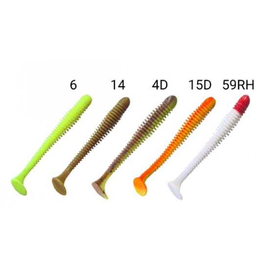 Crazy Fish Vibro Worm 85 mm Floating M93 Kalmaras 5 vnt. (12-85-M93-6-F) Crazy Fish Vibro Worm 85 mm Floating M93 Kalmaras 5 vnt. (12-85-M93-6-F)