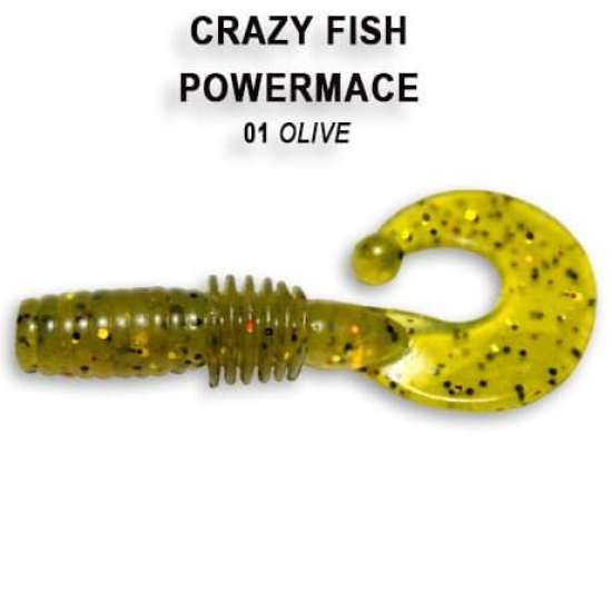 Crazy Fish Power Mace 40mm 1 Anyžis 8vnt. (10-4-1-1)