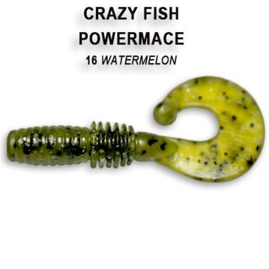 Crazy Fish Power Mace 40mm 16 Kalmaras 8vnt. (10-4-16-6)