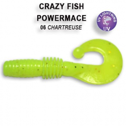 Crazy Fish Power Mace 40mm 6 Anyžis 8vnt. (10-4-6-1)