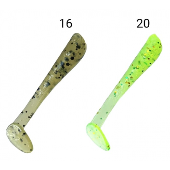 Crazy Fish Nano Minnow 27 mm 16/20 Kalmaras 16 vnt. (68-27-16/20-6)