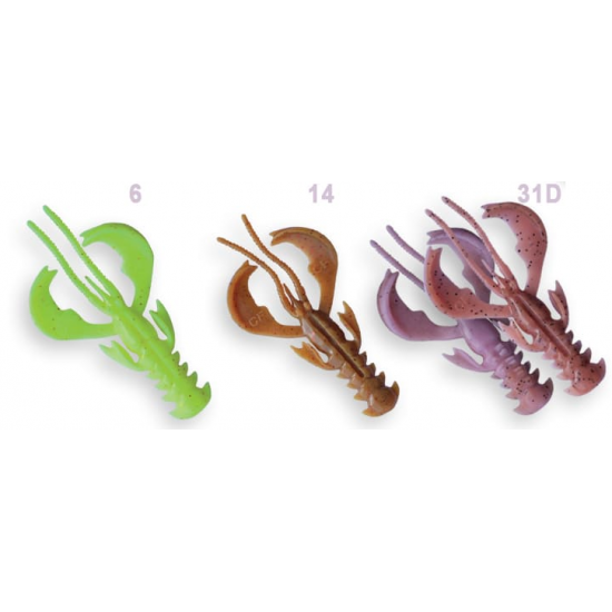Crazy Fish Nimble 80 mm Floating M113 Kalmaras 6 vnt. (72-80-M113-6-F)
