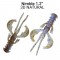 Crazy Fish Nimble 30 mm Kalmaras 16 vnt. (76-30-3d-6)