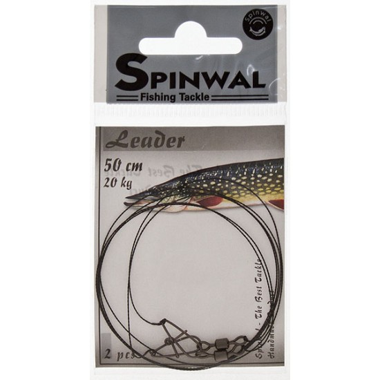 Volframiniai Pavadėliai Spinwal 50cm 20kg 2vnt Volframiniai Pavadėliai Spinwal 50cm 20kg 2vnt
