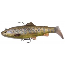 Savage Gear 4D Trout Rattle Shad 17cm 80g Dark Brown Trout