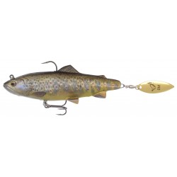 Savage Gear 4D Trout Spin Shad 11cm 40g MS Dark Brown Trout