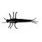 Savage Gear LB 3D PVC Mayfly 50mm Black 8 vnt.