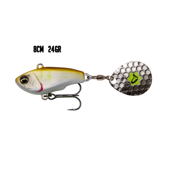 Savage Gear Fat Tail Spin 8cm 24g AYU Savage Gear Fat Tail Spin 8cm 24g AYU