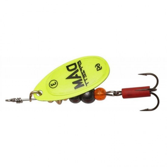 DAM FZ Fluo Spinner 4g #2 Yellow