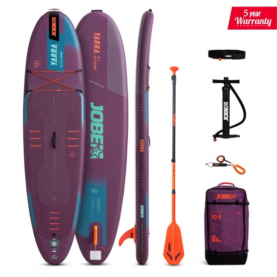 JOBE „Aero Yarra“ SUP lentos komplektas, 10'6″ (320 cm), violetinis