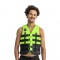 Liemenė JOBE 4 Buckle, žalios citrinos spalva 3XL
