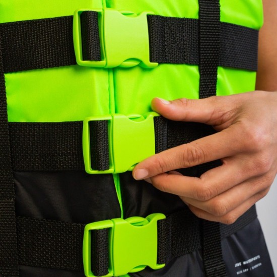 Liemenė JOBE 4 Buckle, žalios citrinos spalva M
