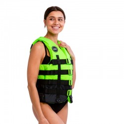 Liemenė JOBE 4 Buckle, žalios citrinos spalva S
