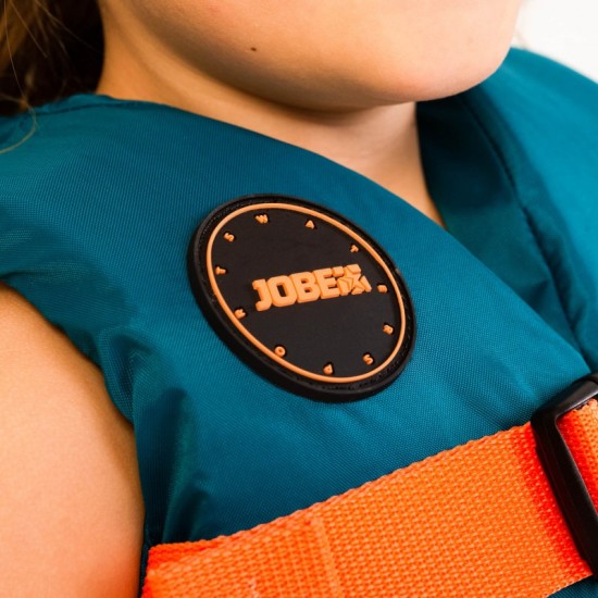 Liemenė vaikiška JOBE Nylon, smaragdinė spalva UNIVERSAL