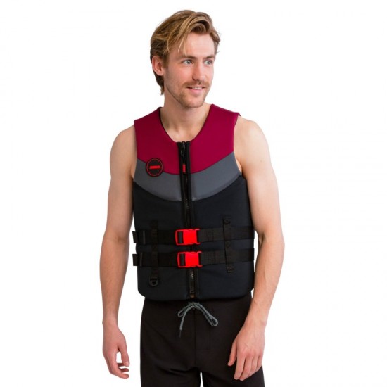 Liemenė vyriška JOBE Neoprene, burgundijos raudona spalva M Liemenė vyriška JOBE Neoprene, burgundijos raudona spalva M
