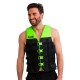 Liemenė JOBE Dual, žalios citrinos spalva  L / XL