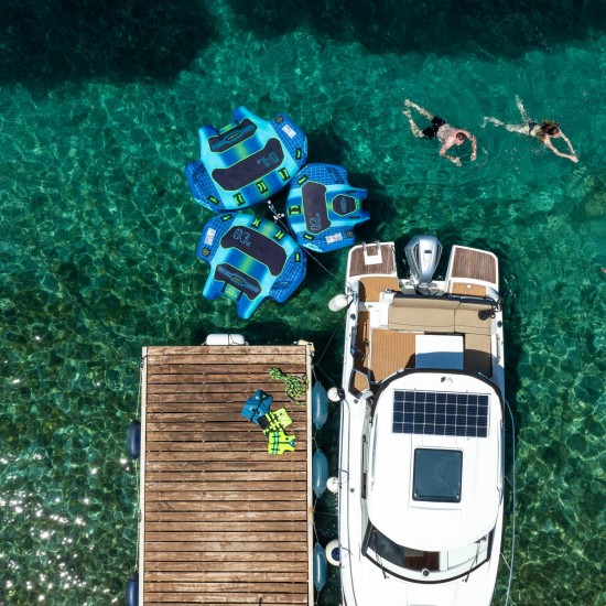 JOBE „Airstream“ tempiamas pripučiamas vandens gultas, 2 asmenims