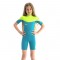 Jobe hidrokostiumas Boston trumpas 2mm Teal 164cm
