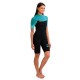 Jobe hidrokostiumas Sofia trumpas 3|2mm Vintage Teal S