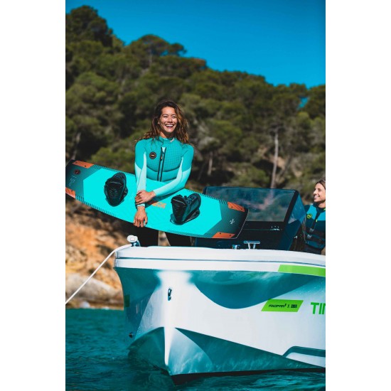 JOBE „Sofia“ 3/2 mm moteriškas hidrokostiumas, žalsvai mėlynas, L JOBE „Sofia“ 3/2 mm moteriškas hidrokostiumas, žalsvai mėlynas, L