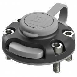 BORIKA Fs219 universalus FASTen tvirtinimo lizdas, juodas