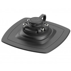 BORIKA FMp225 klijuojama tvirtinimo sistema PVC valčiai, 140 x 140 mm, juoda