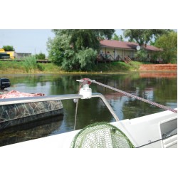 BORIKA FMr125 tvirtinimo sistema 22 / 25 mm apvaliems bėgeliams ir stovams, balta