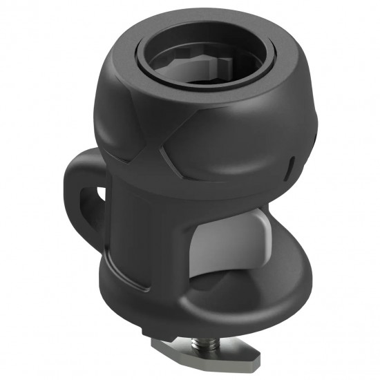 BORIKA Fs218 kompaktiškas T-track adapteris, juodas BORIKA Fs218 kompaktiškas T-track adapteris, juodas