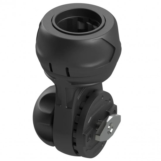 BORIKA Fs223 kompaktiškas T-track adapteris su šoniniu T formos varžtu, juodas BORIKA Fs223 kompaktiškas T-track adapteris su šoniniu T formos varžtu, juodas