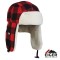 Kepurė Eiger Fleece Korean Raudona Check S/M