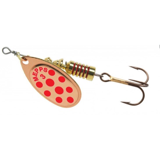 Mepps Aglia Decoree Copper/Red Dots #1 3.5g