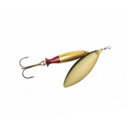 Mepps Aglia Long Heavy Gold-Gold/Red #1 8g