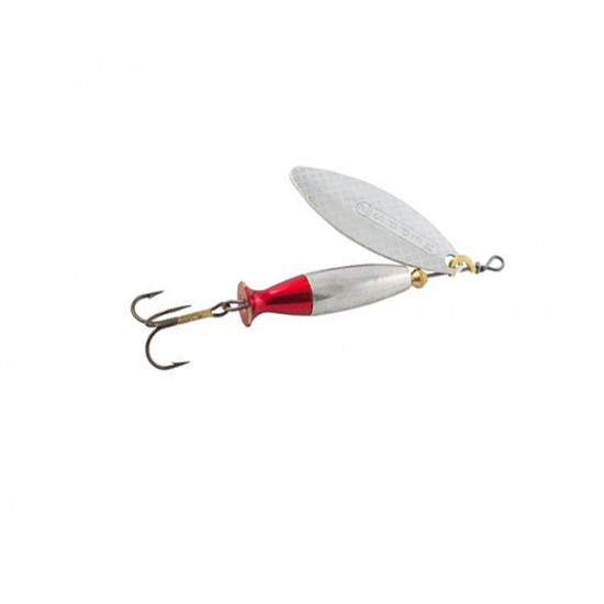 Mepps Aglia Long Heavy Silver-Silver/Red #1 8g