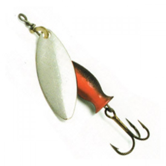 Mepps Aglia Long Heavy Silver-Black/Orange #1 8g