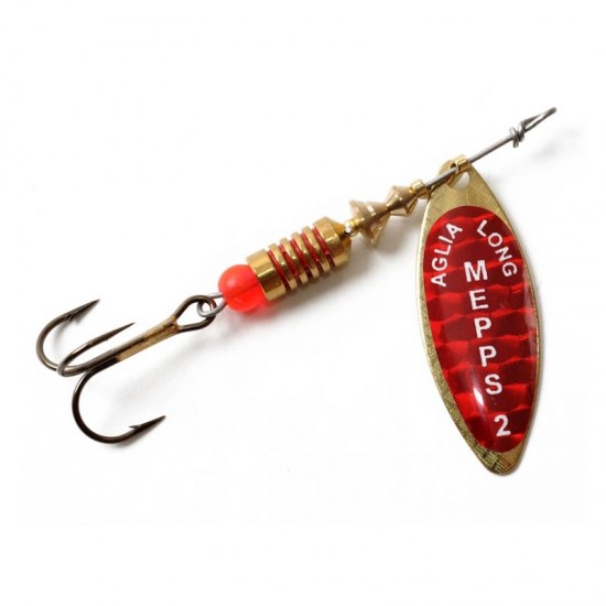 Mepps Aglia Longue Redbo Gold size 1 4.5g