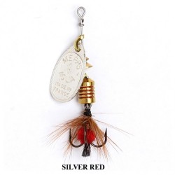 Mepps Aglia Mouche Silver/Red Fly #0 2.5g