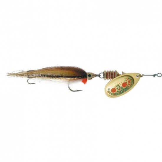 Mepps Aglia TW Streamer Gold/streamer fly #2 4.7g su pakuote