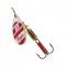 Mepps Aglia Blanc/Rouge Silver #3 7g