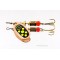 Mepps Black Fury Copper/Chartreuse Dots #0 2g