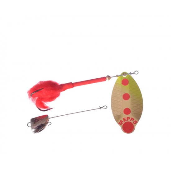 Mepps Lusox Fluo Hot Chartreuse/Gold #2 16g su pakuote