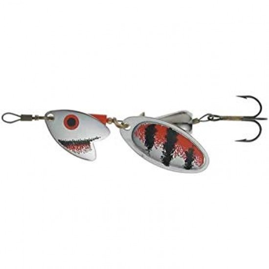 Mepps Trout Tandem Silver/Red-Black #1 6.5g su pakuote