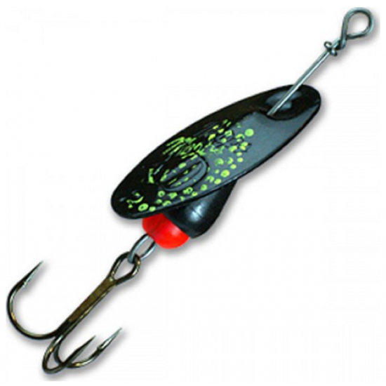 Mepps XD Platium Black/Black #0 2.5g